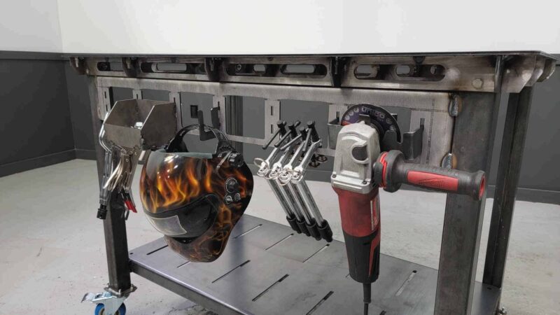 30" x 48" Welding Table Super Slot Tool Holder