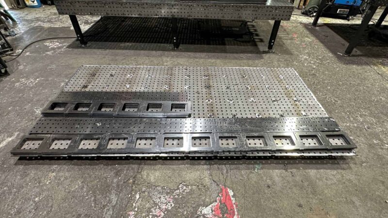 Welding Table – 60″ x 120″ (5'x10') Fully Fabricated Weld Tables