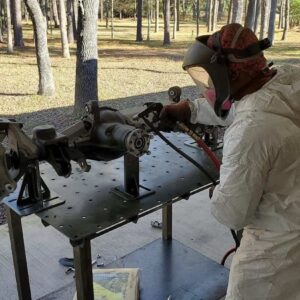Welding Table Axle Stand for Fab Tables