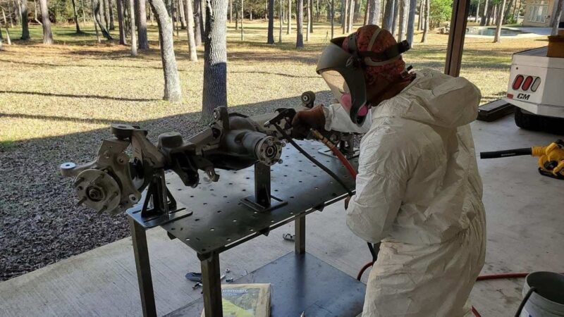 Welding Table Axle Stand for Fab Tables