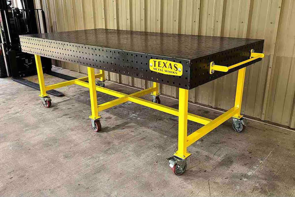 How We Build Super Flat Weld Tables Texas Metal Works