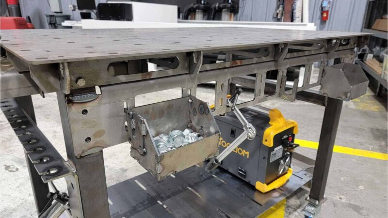 30" x 48" Welding Table Super Slot Tool Holder