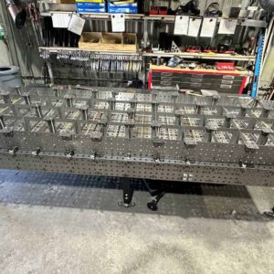 Welding Table – 40″ x 140″ Fully Fabricated Weld Tables