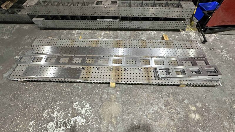 Welding Table – 40″ x 140″ Fully Fabricated Weld Tables