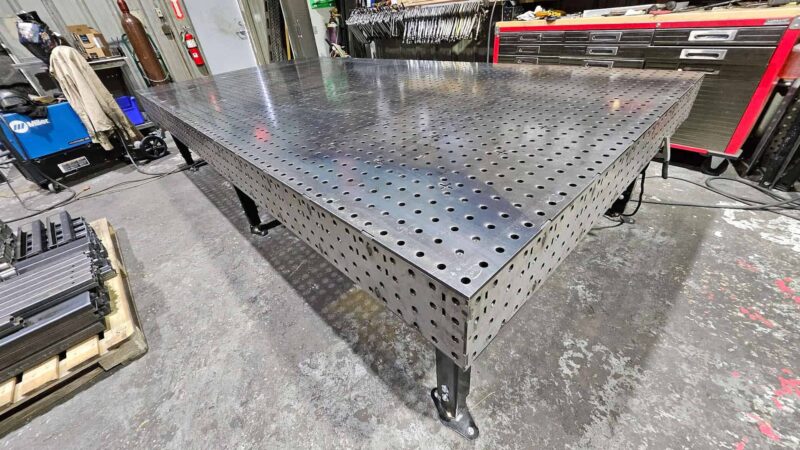 Welding Table – 60″ x 140″ Fully Fabricated Weld Tables