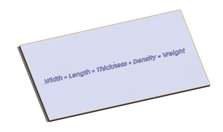 Calculate the Weight of a Steel Plate