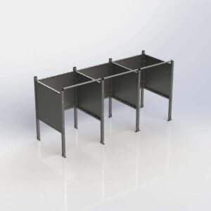 ModPro Welding Booth - Multiple Side by Side Stations