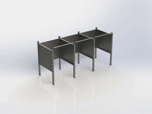 ModPro Welding Booth - Multiple Side by Side Stations