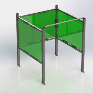 ModPro Welding Booth - Single Station