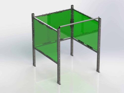ModPro Welding Booth - Single Station