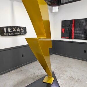 Comic Bolt - Steel Art Sculpture