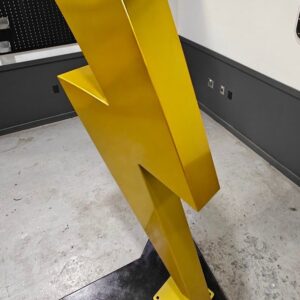 Comic Bolt - Steel Art Sculpture