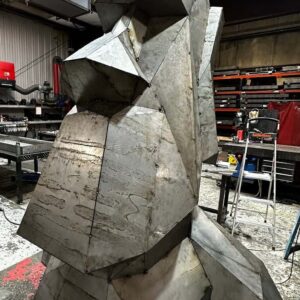 Oscar - The Giant Steel Moai Head