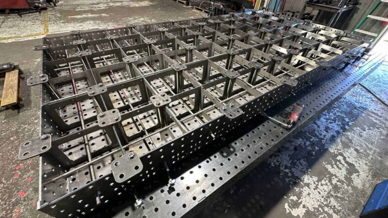 Welding Table – 70″ x 120″ Fully Fabricated Weld Tables