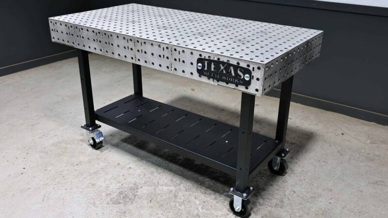 Stainless welding table diagonal